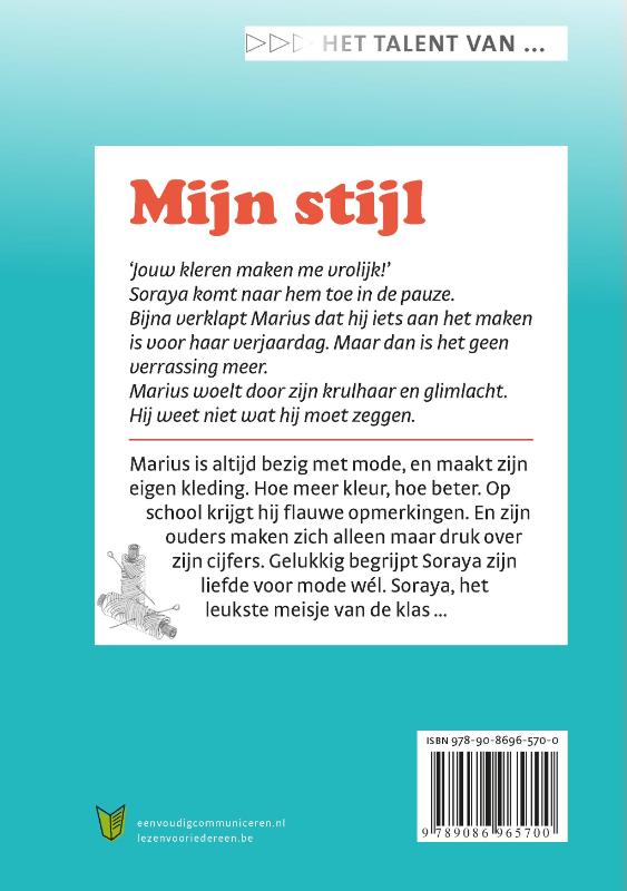 Achterkant van Mijn stijl
