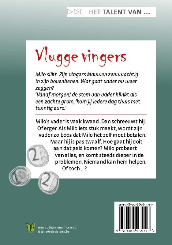 Achterkant van Vlugge vingers