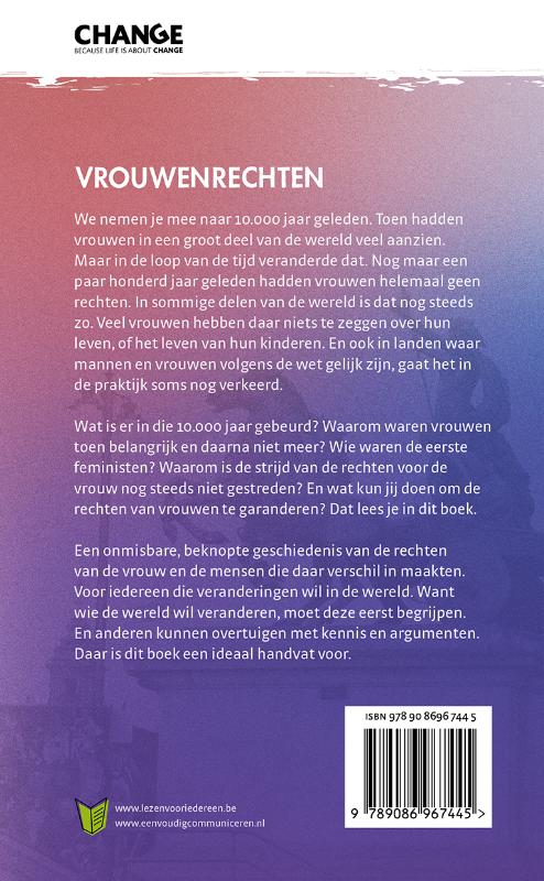 Achterkant van Vrouwenrechten