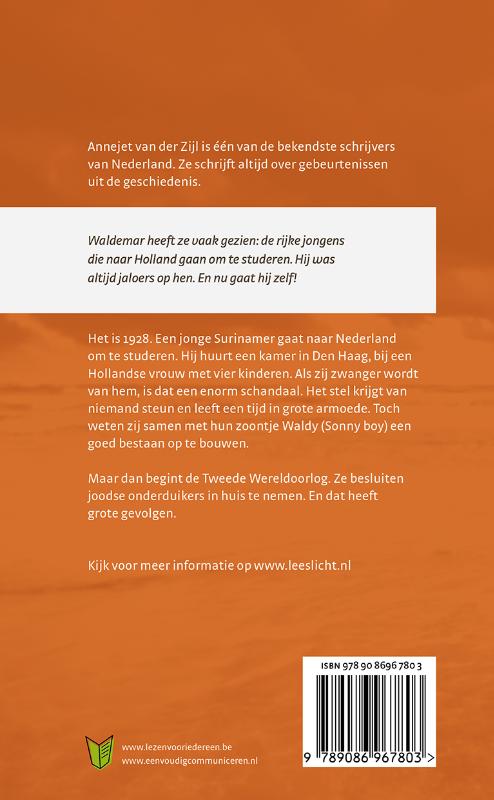 Achterkant van Sonny Boy