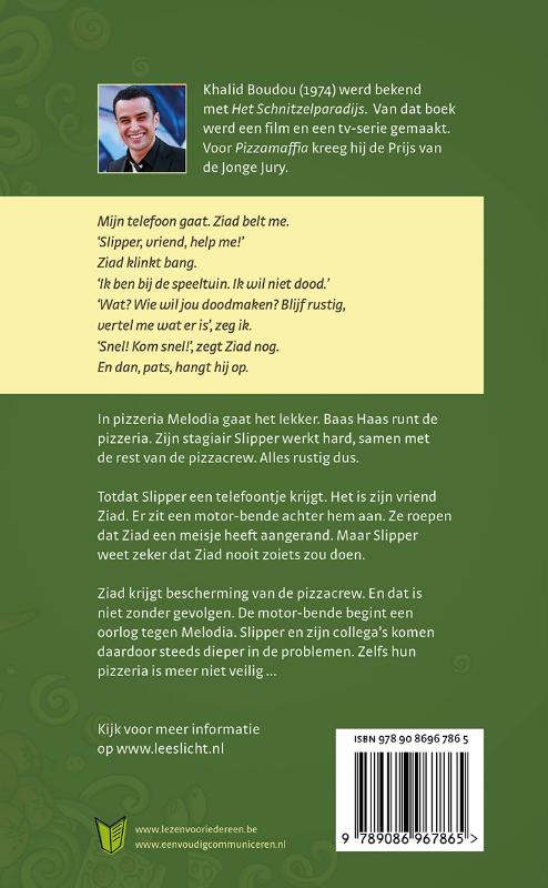 Achterkant van Pizzamaffia slaat door