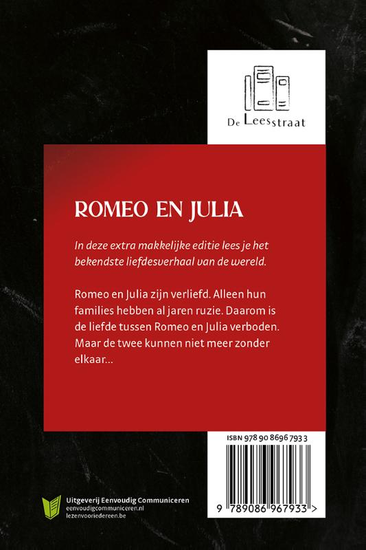 Achterkant van Romeo & Julia