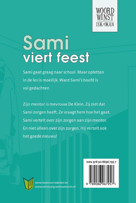 Achterkant van Sami viert feest