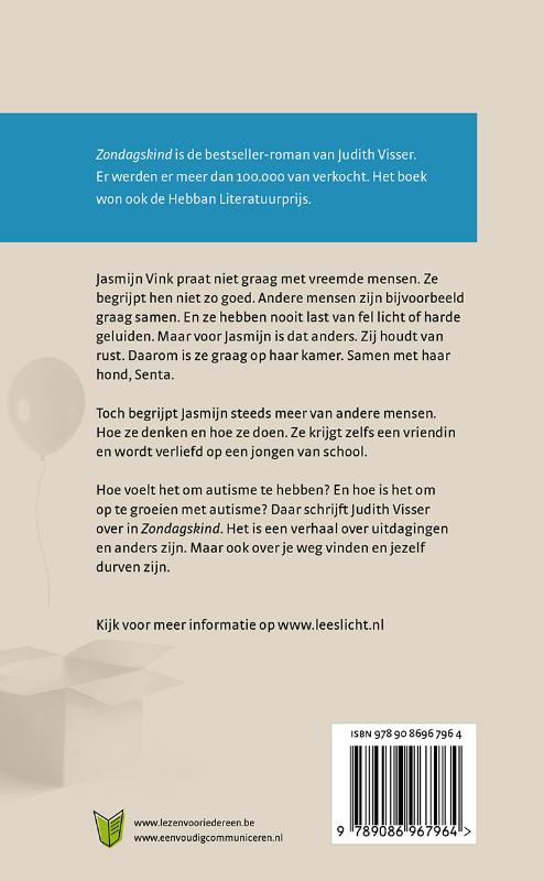 Achterkant van Zondagskind