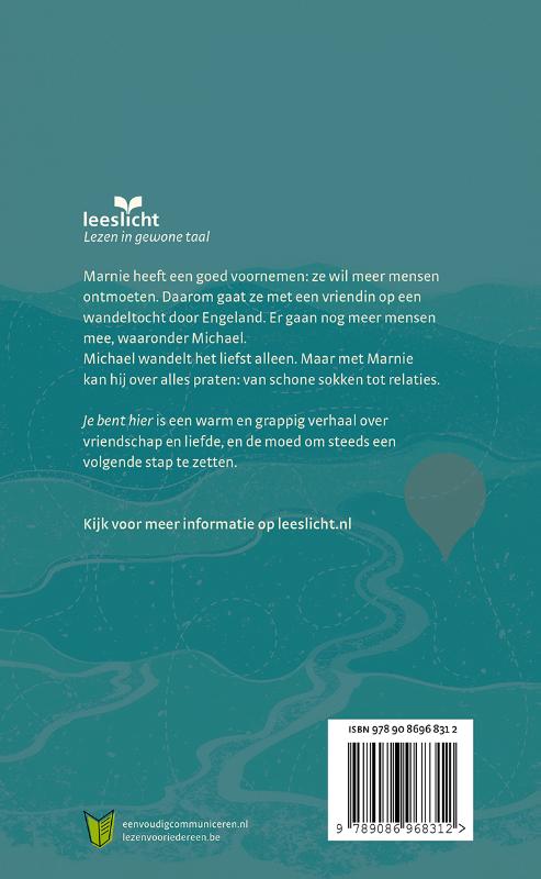 Achterkant van Je bent hier in makkelijke taal
