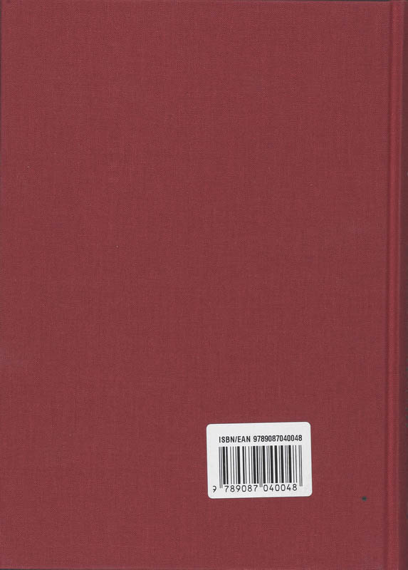 Achterkant van Het cartularium van de heren van Veere uit het geslacht van Borsele 1282-1481, 1555