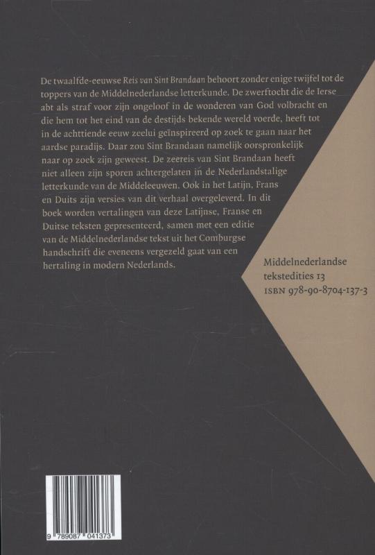 Achterkant van De reis van Sint Brandaan