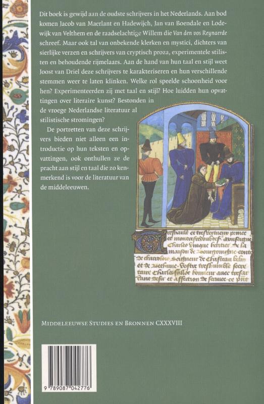 Achterkant van Meesters van het woord