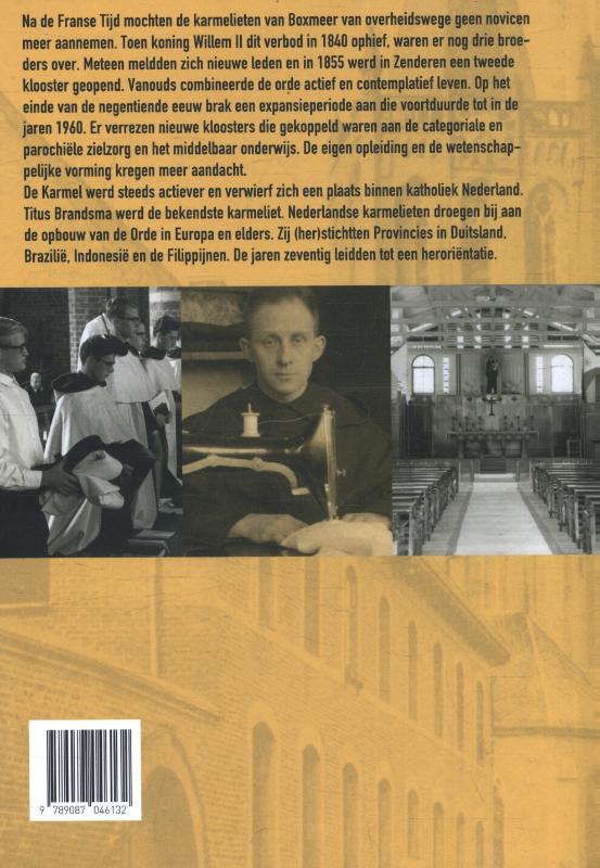Achterkant van Kroniek van de Karmel in Nederland 1840-1970