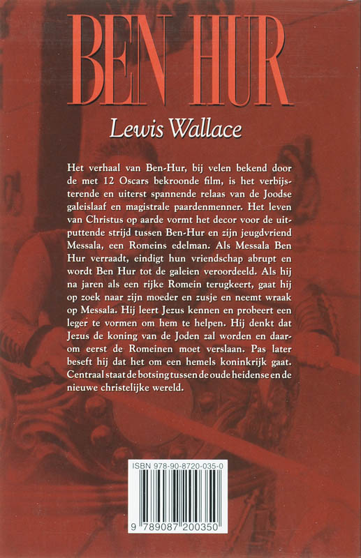 Achterkant van Ben Hur