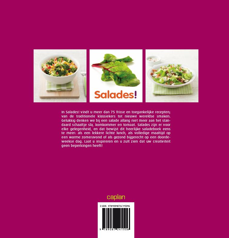 Achterkant van Salades