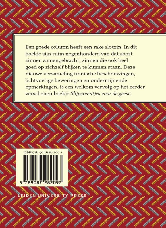 Achterkant van Nog meer slijpsteentjes voor de geest