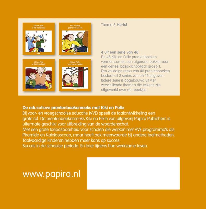 Achterkant van Kiki en Pelle en het toverboek