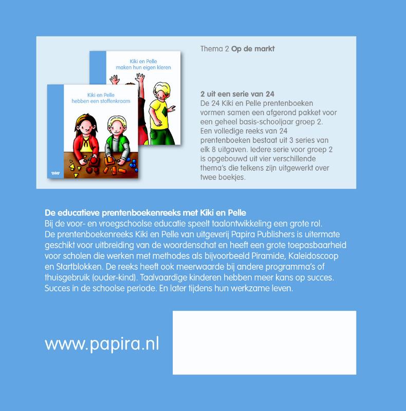 Achterkant van Kiki en Pelle maken hun eigen kleren