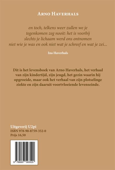 Achterkant van Arno Haverhals