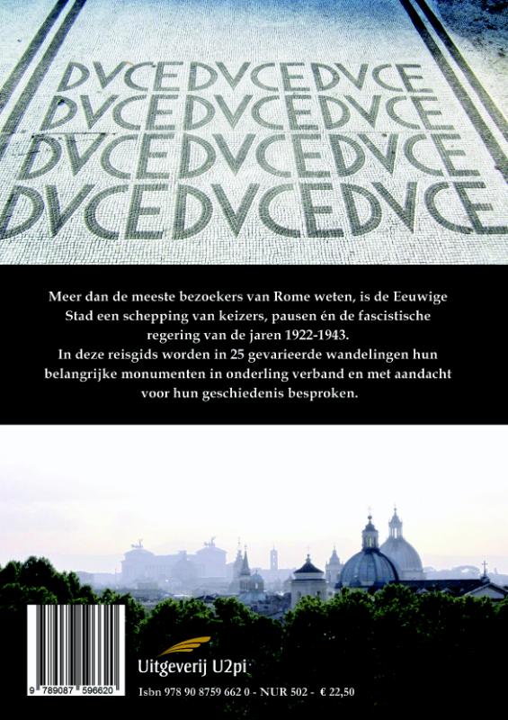Achterkant van Drie keer Rome
