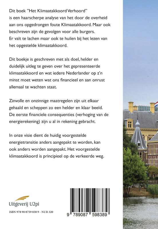 Achterkant van Het Klimaatakkoord verhoord