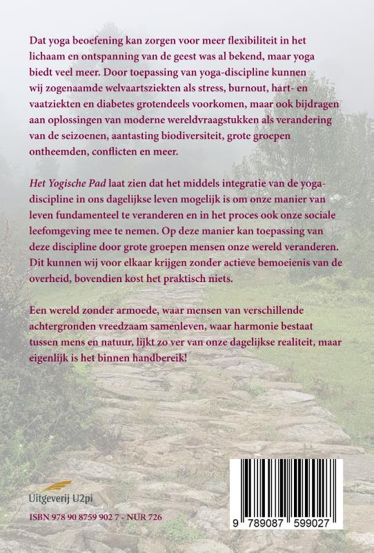 Achterkant van Het Yogische Pad