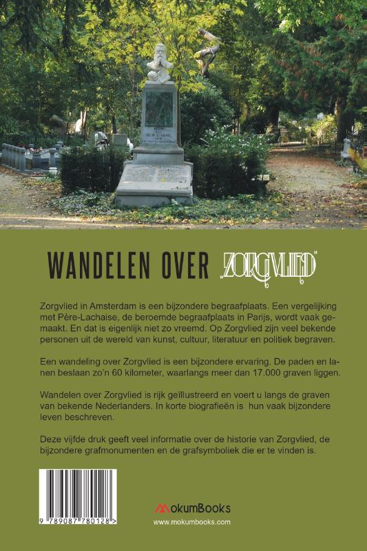 Achterkant van Wandelen over Zorgvlied