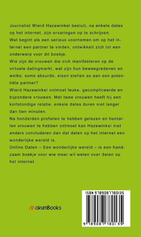 Achterkant van Online Daten