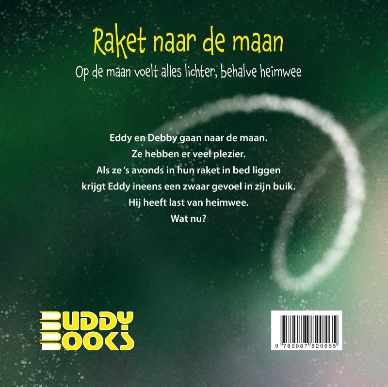 Achterkant van Raket naar de maan