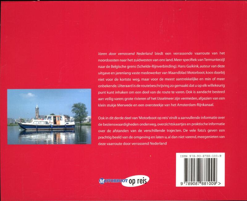 Achterkant van Varen door Verrassend Nederland