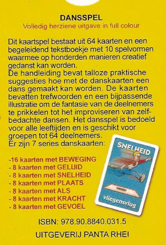 Achterkant van Dansspel