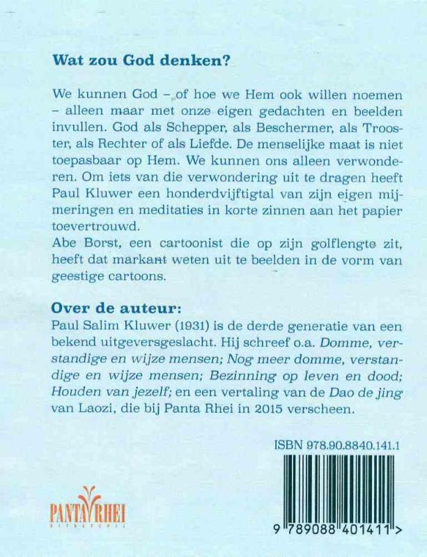 Achterkant van Gods mijmeringen