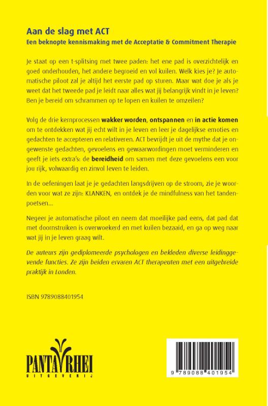 Achterkant van Aan de slag met ACT