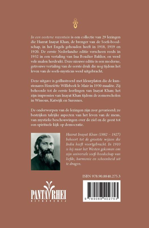 Achterkant van In een oosterse rozentuin