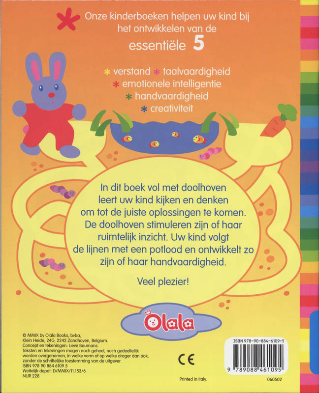 Achterkant van Mijn leuke doolhoven
