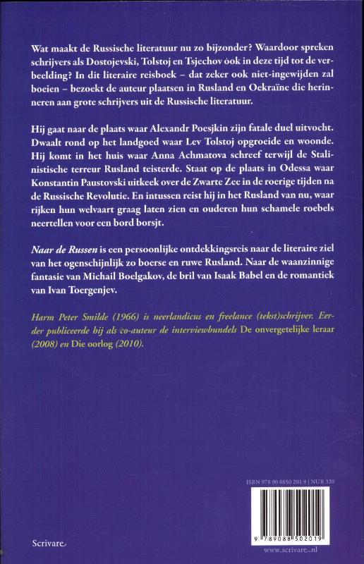 Achterkant van Naar de Russen