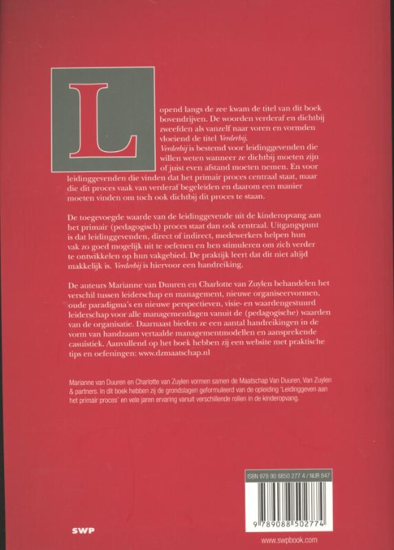 Achterkant van Verderbij