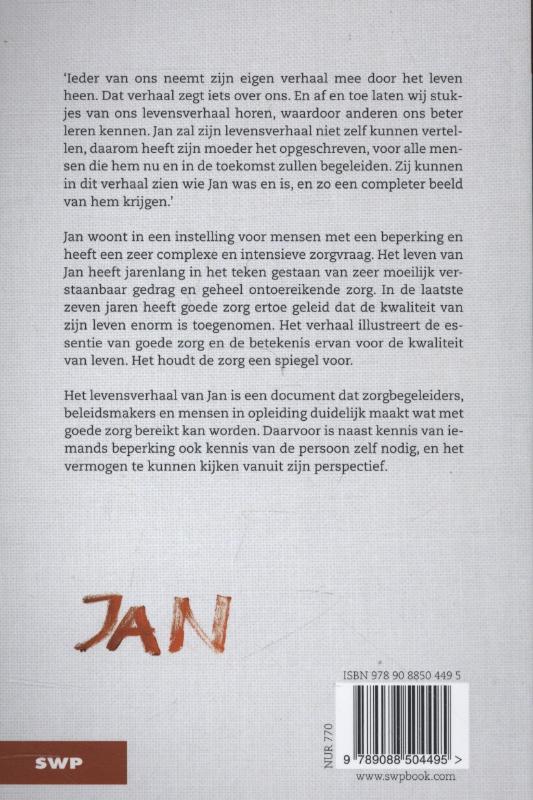 Achterkant van Jan, een levensverhaal