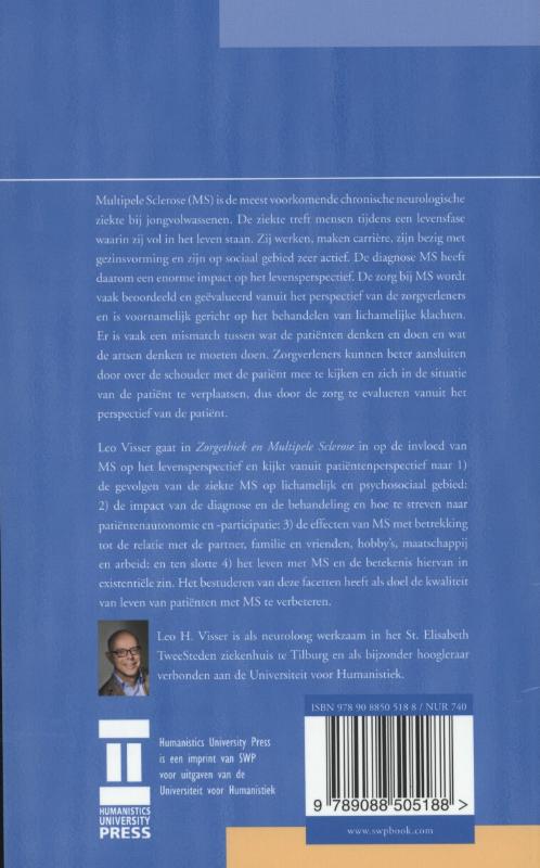 Achterkant van Zorgethiek en multipele sclerose