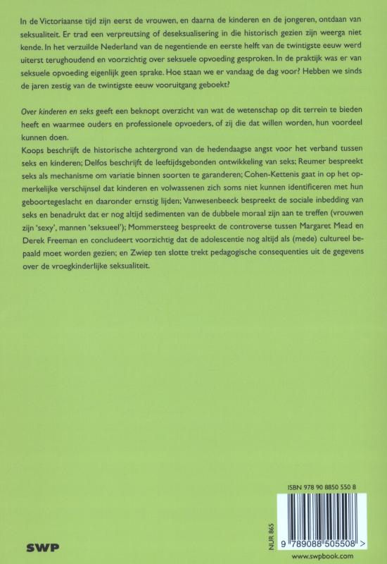 Achterkant van Over kinderen en seks