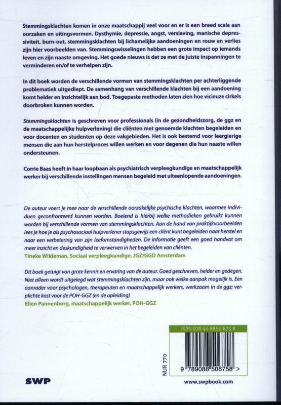 Achterkant van Stemmingsklachten