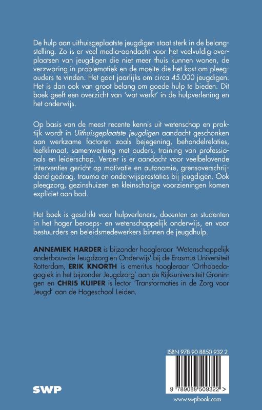Achterkant van Uithuisgeplaatste jeugdigen