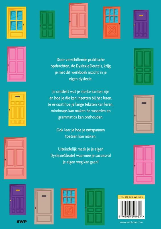 Achterkant van DyslexieSleutels Werkboek (set van 5)
