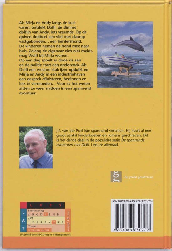 Achterkant van Dolfi en Wolfi op speurtocht