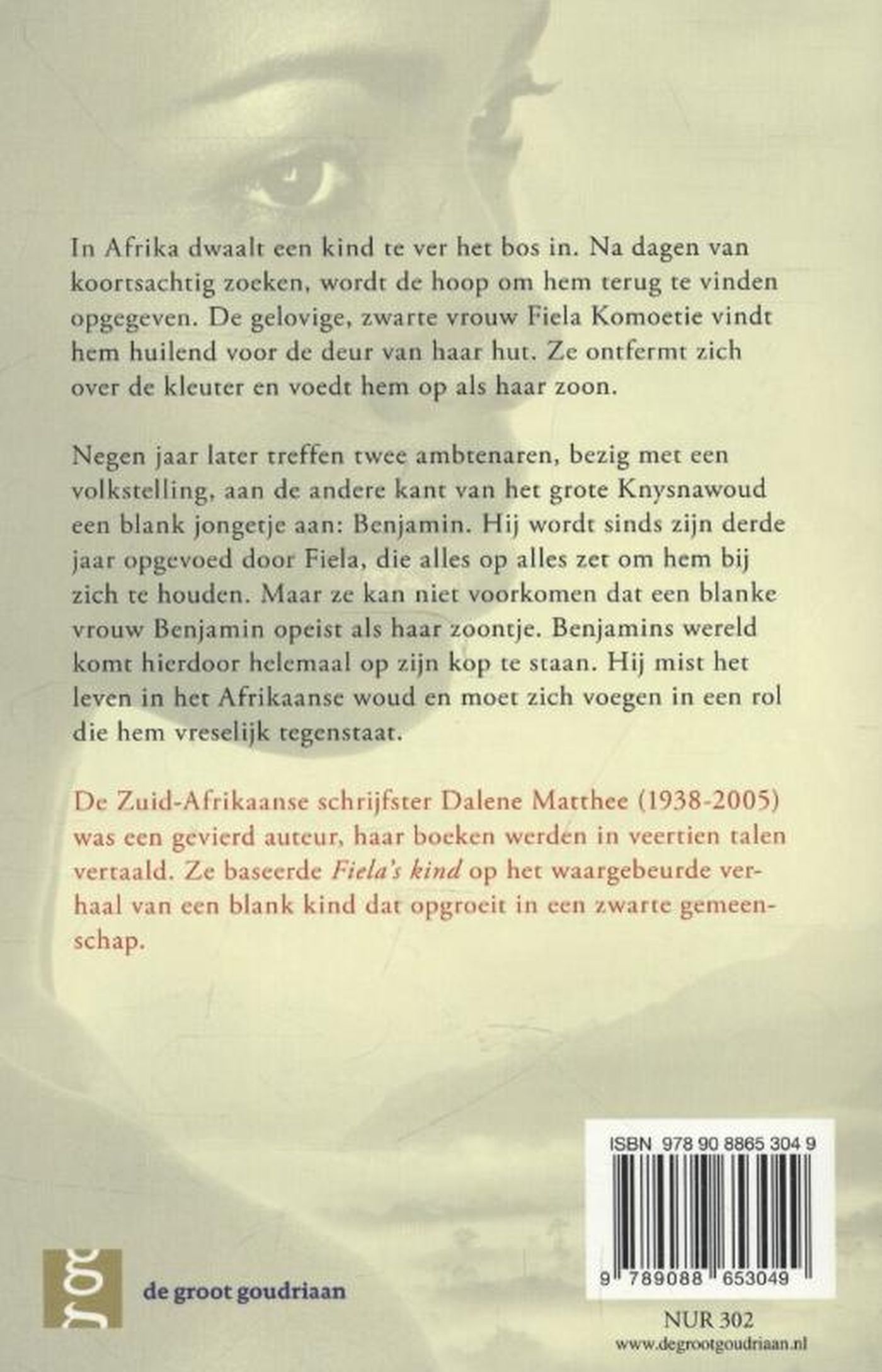 Achterkant van Fiela's kind