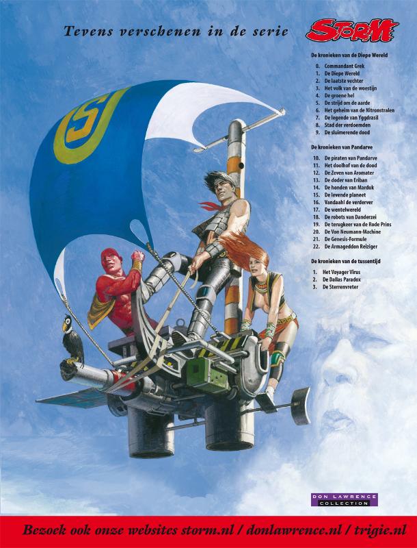 Achterkant van De terugkeer van de rode prins