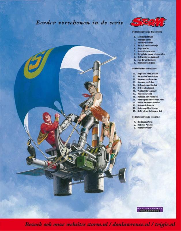 Achterkant van De piraten van Pandarve