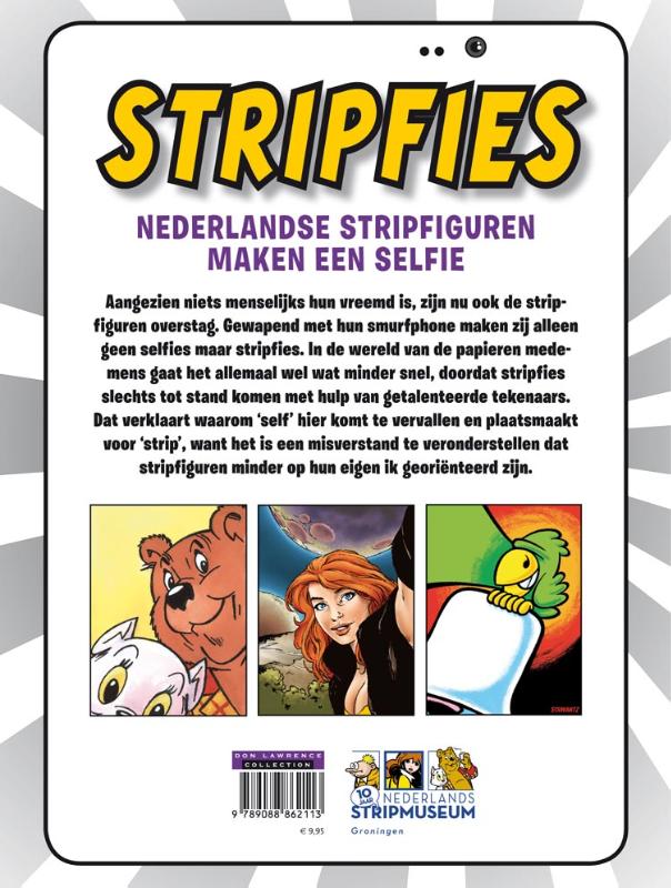 Achterkant van Stripfies