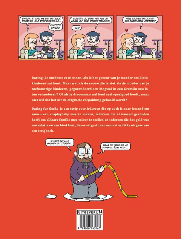 Achterkant van Dating for Geeks