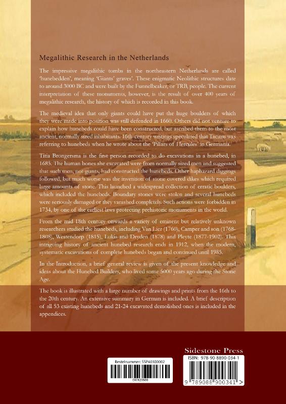 Achterkant van Megalithic Research in the Netherlands, 1547-1911