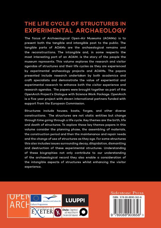 Achterkant van The life cycle of structures in experimental archaeology