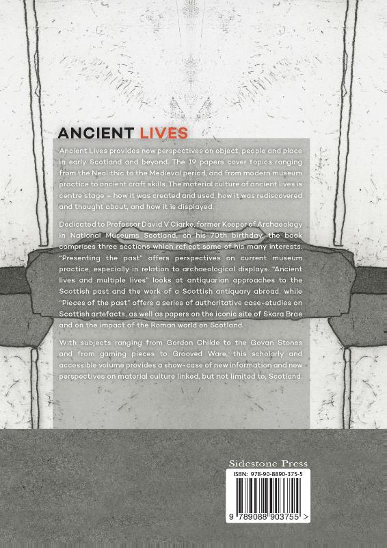 Achterkant van Ancient lives