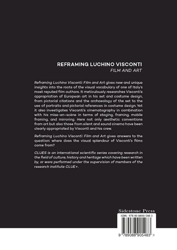 Achterkant van Reframing Luchino Visconti