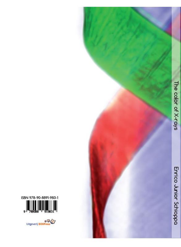 Achterkant van The color of X-rays